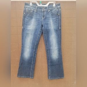 Vigoss The Dallas Boot Cut 6 Pocket Double Button Zip Fly Women's 11/12 Jeans